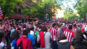 Zaleak Vallecaseko kaleetan