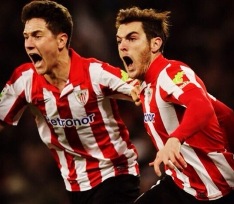 Ibai eta Herrera gola ospatzen