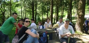 Lehenengo geldialdia Basosainaren Etxolaren ondoan